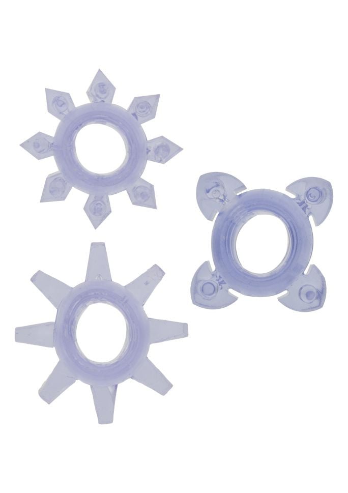 Set de 3 inele pentru penis Tickle C-Rings