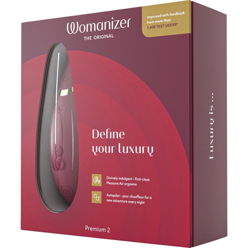 Stimulator Clitoris Womanizer Premium 2 BORDEAUX - 3 | YEO