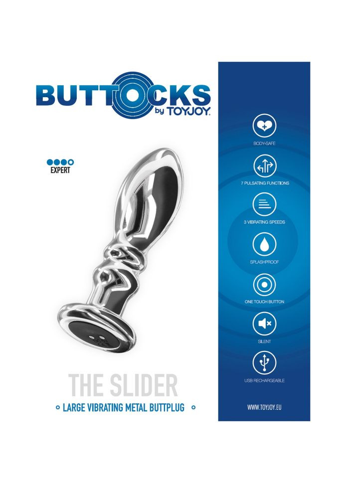 The Slider Vibrating Plug - L (11.3cm)