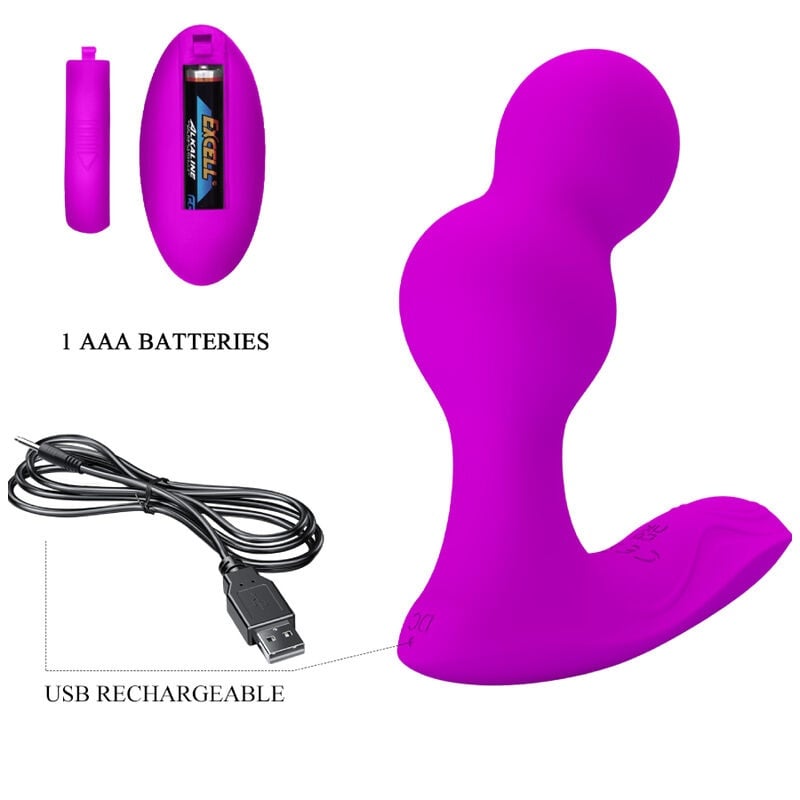 Vibrator anal foarte flexibil cu telecomanda Pretty Love Terrance - 2 | YEO