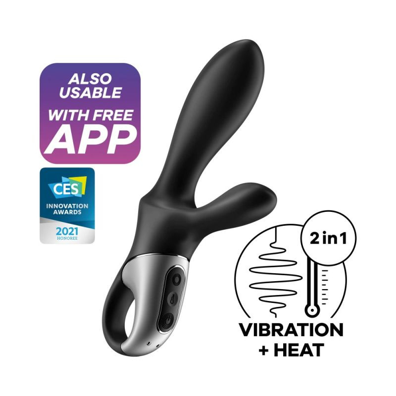 Vibrator anal Satisfyer Heat Climax+ cu functie de încălzire - 1 | YEO