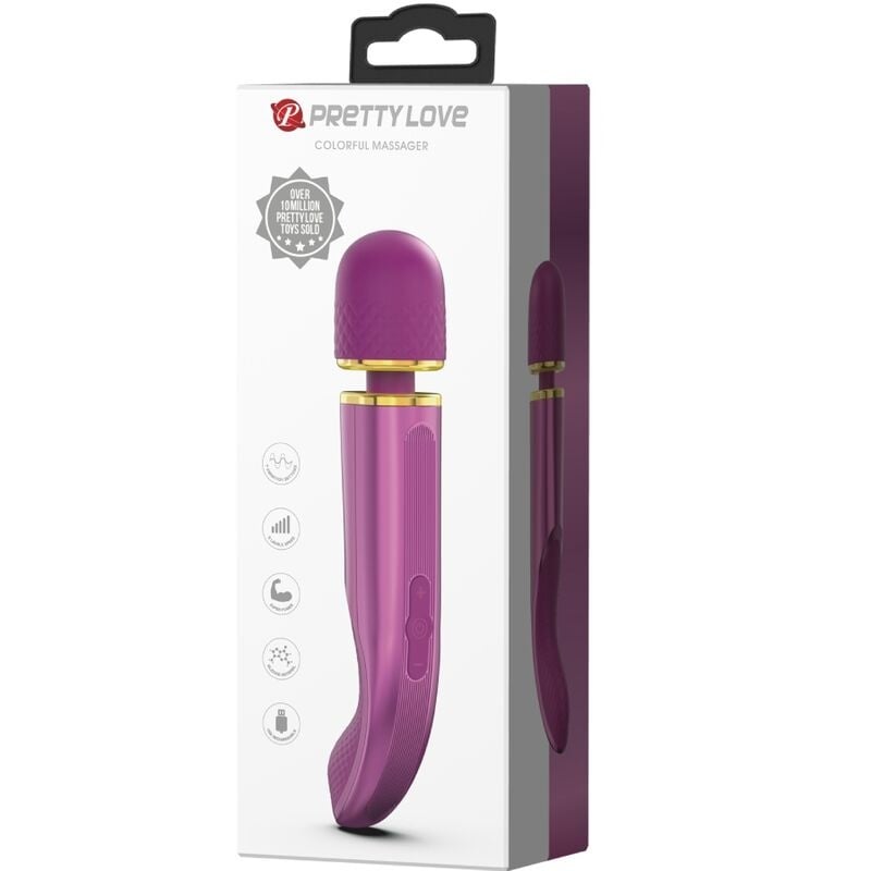 Vibrator Bagheta Pretty Love Colorful Massager Purple