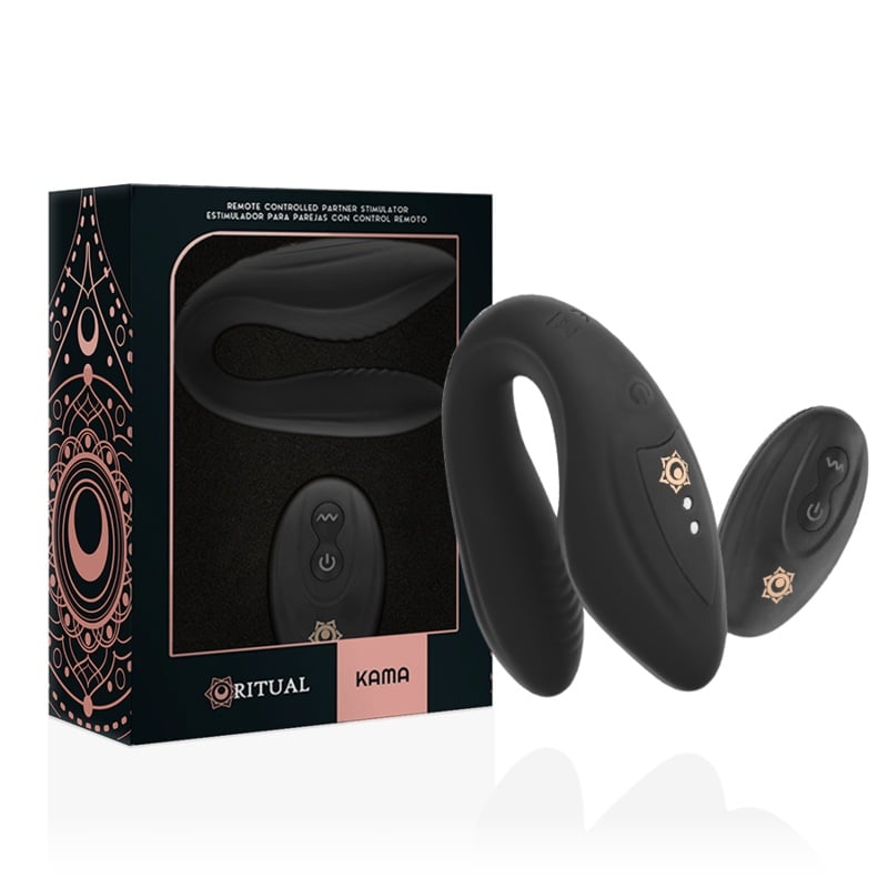 Vibrator cu telecomanda pentru cupluri Rithual Kama Azbache