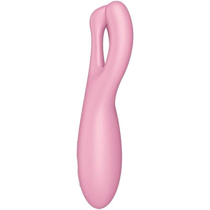 Vibrator cu trei brațe pentru stimulare intensă Satisfyer Threesome 4 Pink - 1 | YEO