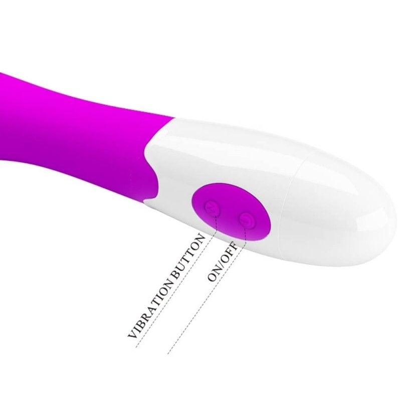 Vibrator din silicon cu 30 functii de vibratie Pretty Love Elemental 30