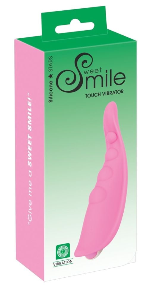 Vibrator din silicon cu formă ergonomică Smile Swing Vibrator (14 cm)