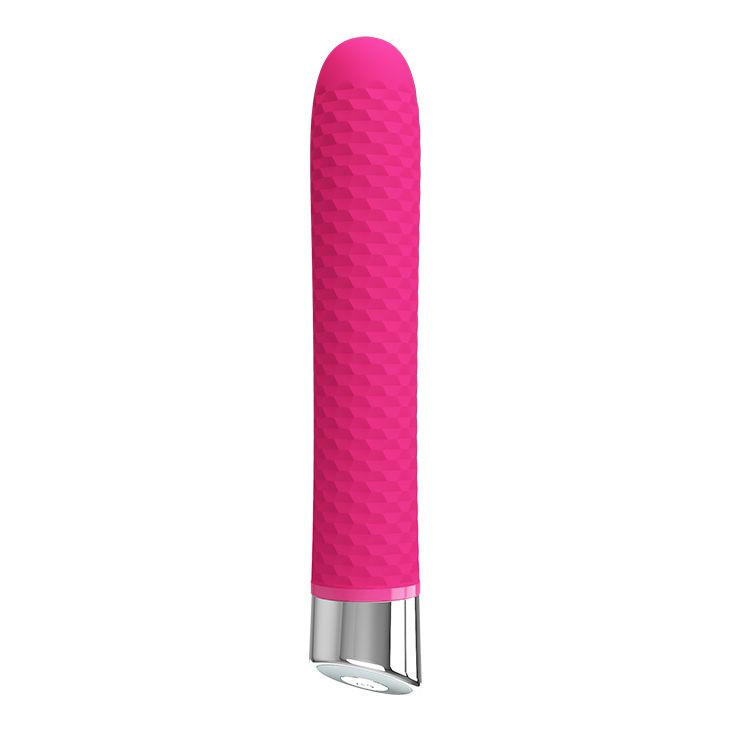 Vibrator elegant din silicon Pretty Love Reginald Red 16.7cm