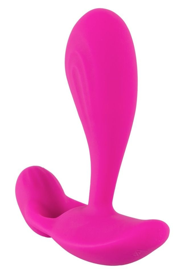 Vibrator foarte flexibil cu 2 motoare 10 moduri de vibrație RC C & G-Spot Vibrator (11 cm)