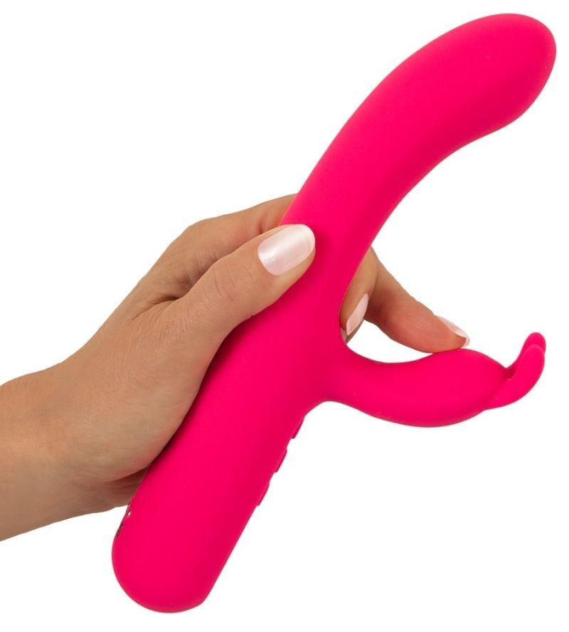 Vibrator iepure cu afișaj digital Pink Sunset Rabbit Vibrator (23,1 cm)