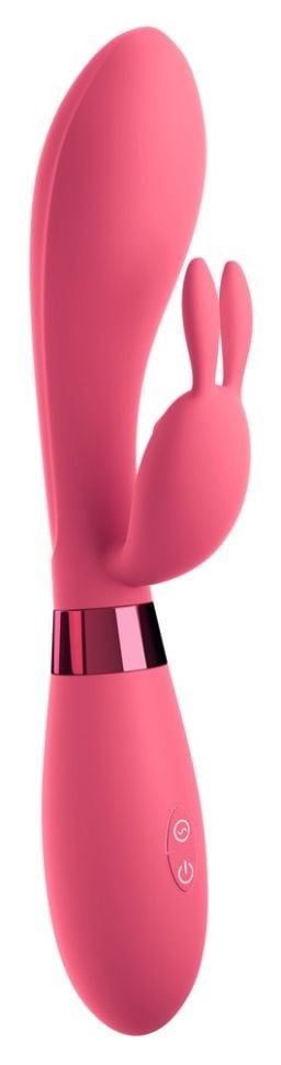 Vibrator iepure cu doua motoare si 10 moduri de vibratie Rabbit #Selfie (21 cm)