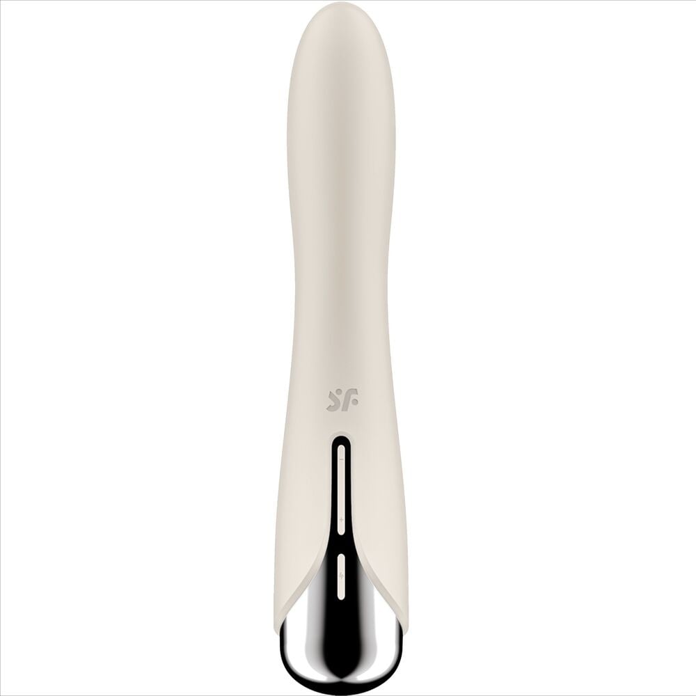 Vibrator rotativ pentru punctul G cu 5 viteze de rotație Satisfyer Spinning Vibe 1, Beige - 1 | YEO