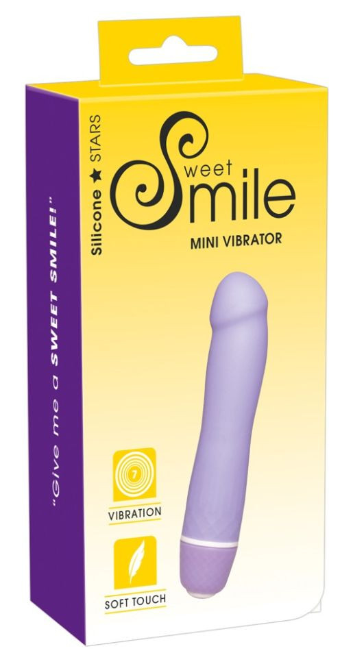 Vibrator violet in forma de penis cu 7 moduri de vibrati Sweety Mini Vibrator