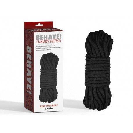 Bind Love Rope, black