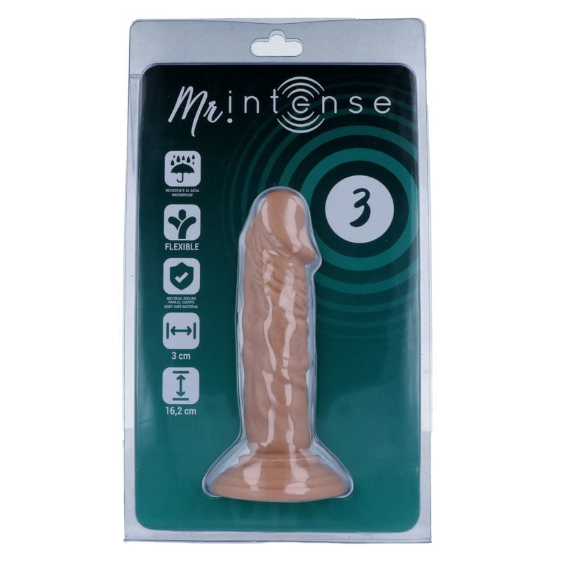 Dildo cu aspect natural de penis 16.2 cm lungime x 3 cm diametru Mr. Intense