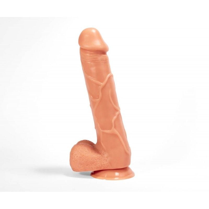 Dildo foarte gros, în formă realistă Dildo Gigant Ellis’s Cock Flesh 33cm x 6.5cm