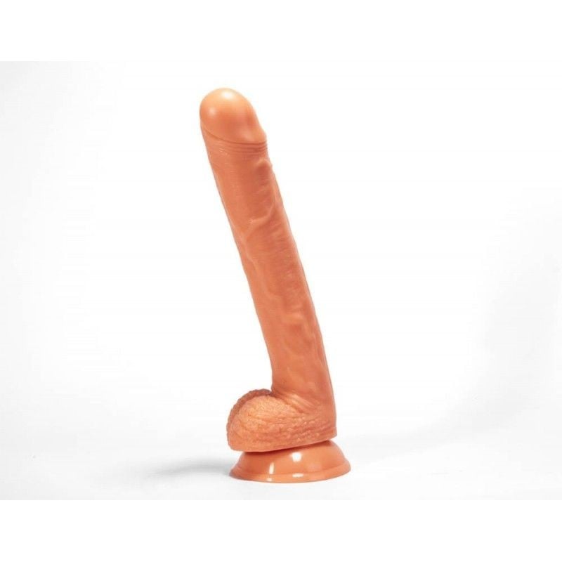 Dildo gigant cu ventuza compatibil cu strap-on X-MEN Harry’s Cock Flesh 31cm x 4.5cm