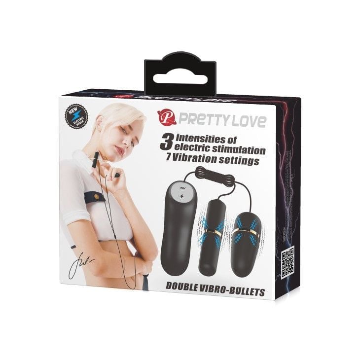 DOUBLE VIBROBULLETS PRETTY LOVE 3 functi in SexShop KUR Romania