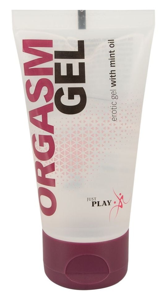 Gel erotic Just Play Orgasm cu ulei de menta Orgasm Gel, 50ml