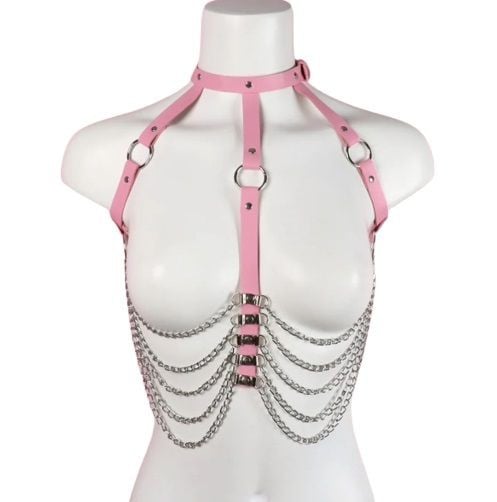 Harness Sexy Chains, Roz, S-L in SexShop KUR Romania