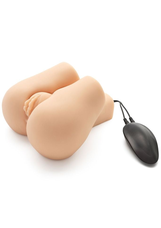 Masturbator modelat anatomic Nasty Nympho Bouncer cu Vibratii