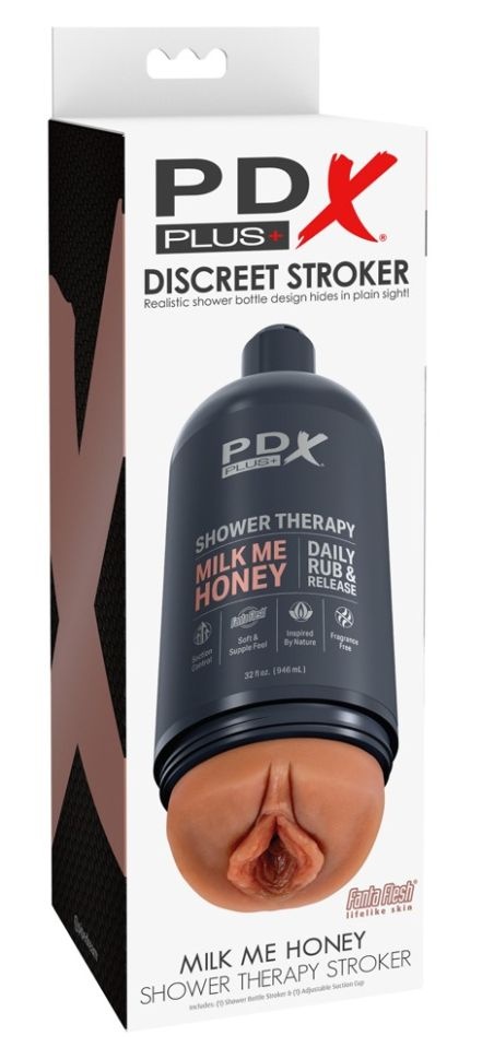 Masturbator Shower Therapy Milk Me Honey, Brown