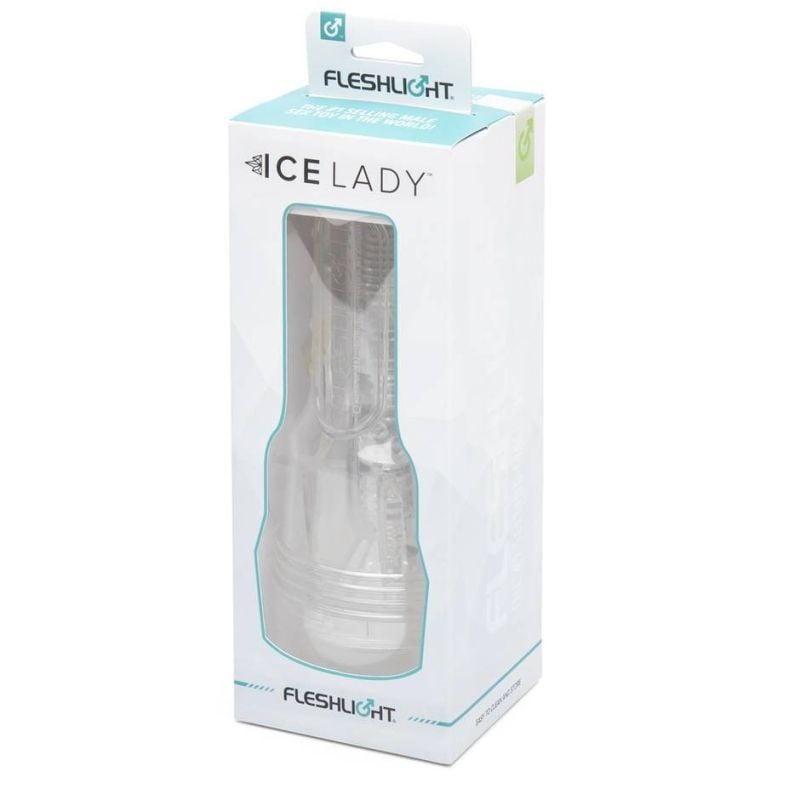 Masturbator transparent cu deschidere in forma de vagin Fleshlight Ice Lady Crystal