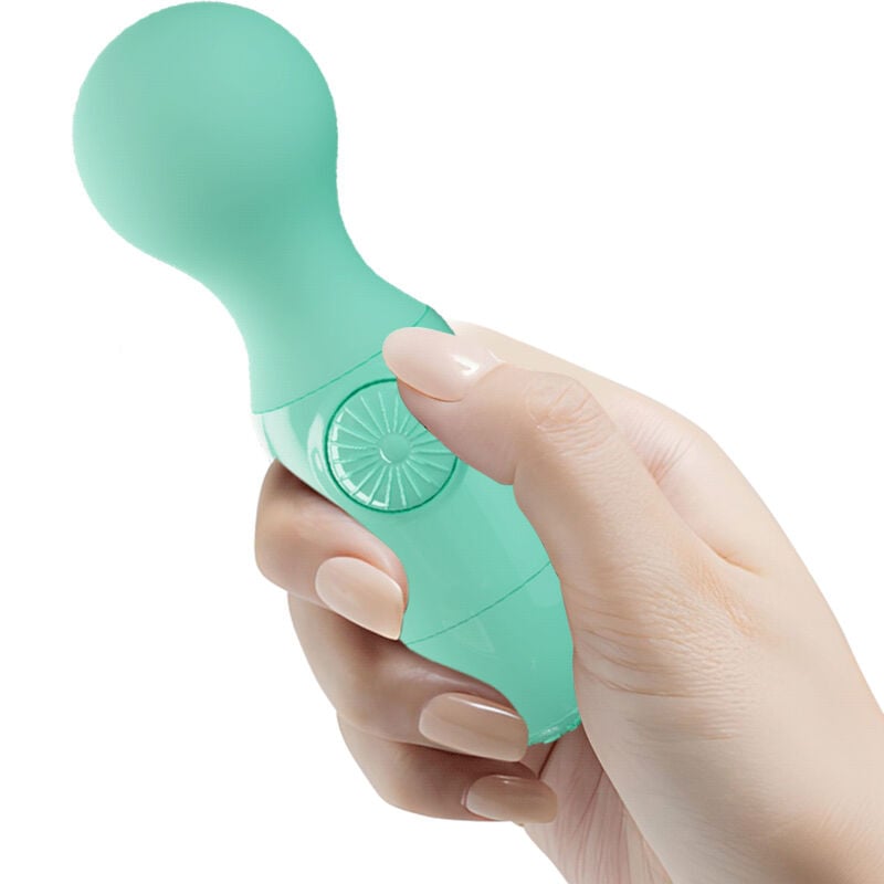 Mini aparat de masaj PRETTY LOVE MINI STICK GREEN (12cm) - 2 | YEO