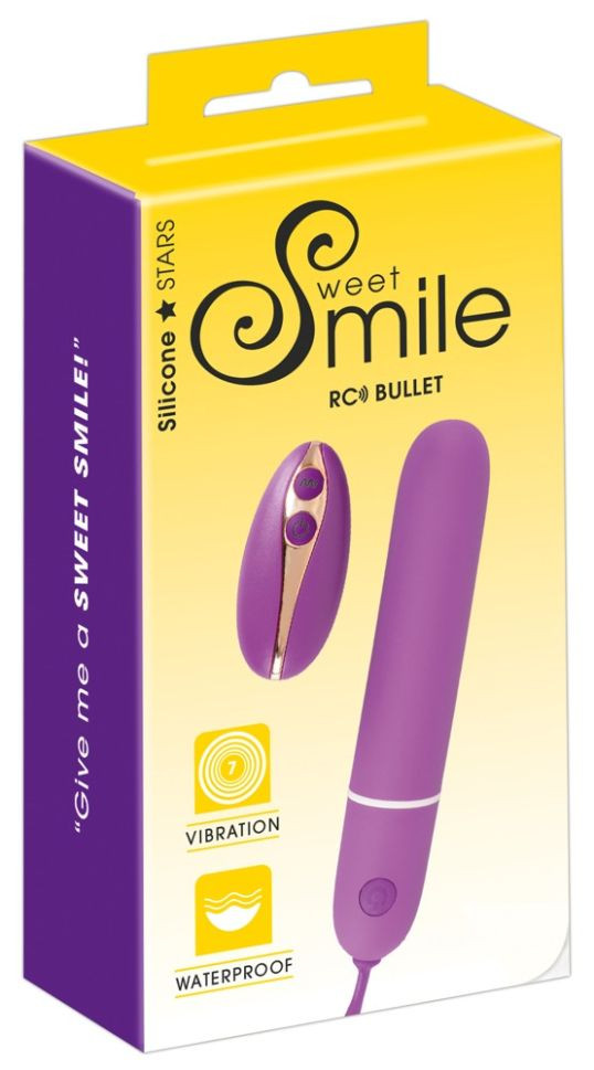 Mini Vibrator 7 moduri de vibrație si telecomanda Remote Control Bullet (11 cm)