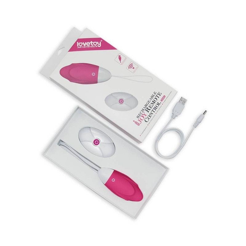 Ou vibrator cu telecomanda IJOY Wireless Remote Control Rechargeable Egg Pink - 1 | YEO