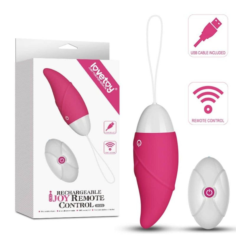 Ou vibrator cu telecomanda IJOY Wireless Remote Control Rechargeable Egg Pink 3