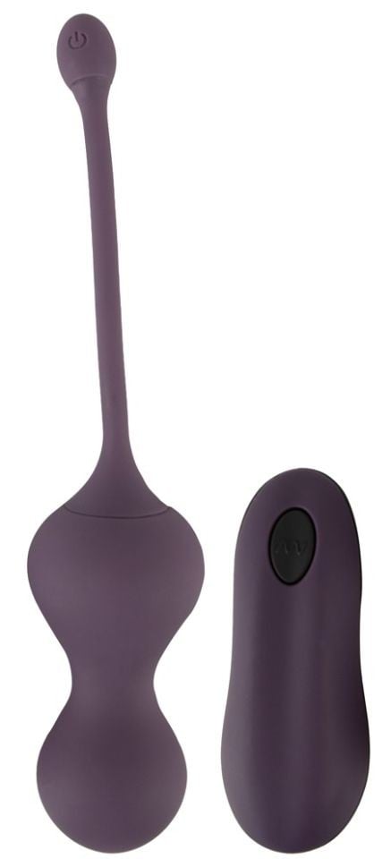 Ou vibrator cu telecomanda si 10 moduri de vibratii RC Duo Love Balls