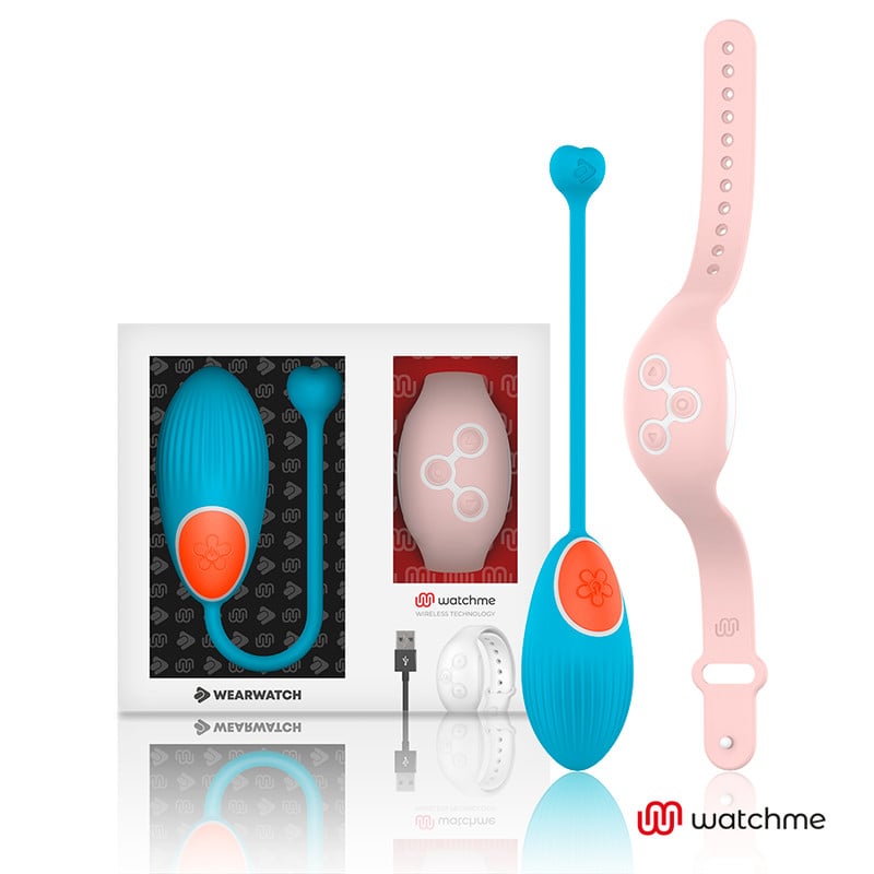 Ou vibrator Inteligent Wearwatch - Wearwatch - Watchme technology remote control Egg culoare blue / pink