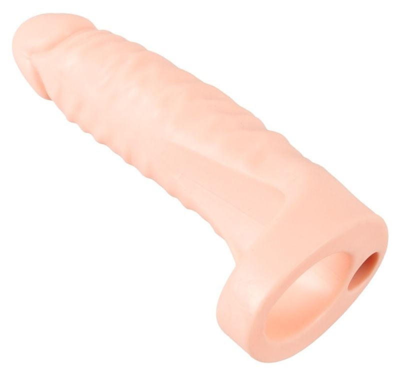 Penis elastic și inel de penis cu vibratii Double Fucker + Vibration (18 cm) - 2 | YEO