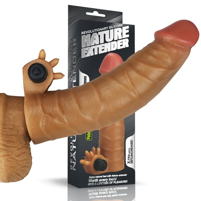 Prelungitor penis cu vibratii 1.5