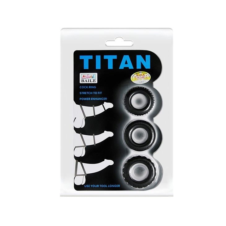 Set de inele din silicon RINGS TITAN COCK RINGS