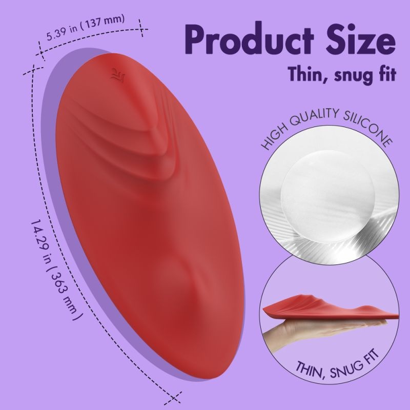 Stimulator clitoris cu 9 moduri de vibratii Erotic Pad Stimulator, 9 Vibration Modes, Silicone, USB - 2 | YEO