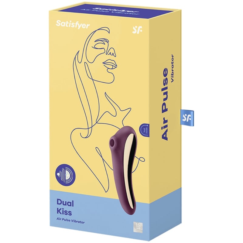 Stimulator clitoris Satisfyer Dual Kiss (19cm)