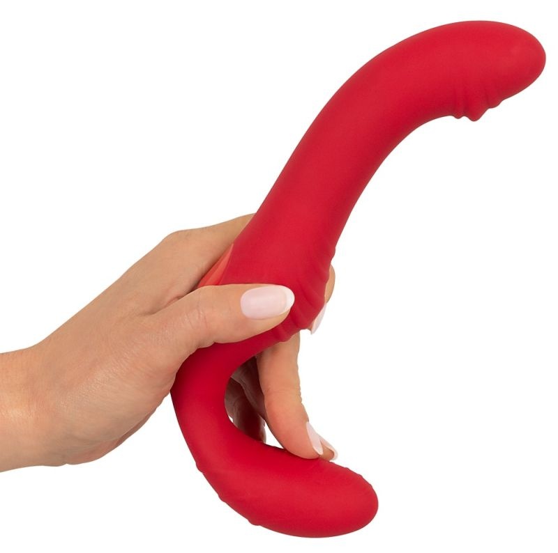 Strap-on dublu vibrator cu 3 motoare, 9 moduri de vibratie cu telecomanda - 1 | YEO