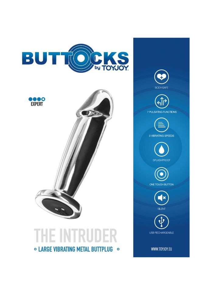 The Intruder Vibrating Plug (11.8cm) in SexShop KUR Romania