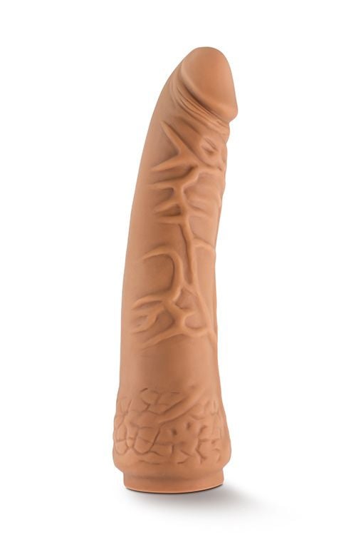 THE REALM DRAKEN LOCK ON DILDO MOCHA 18.75cm