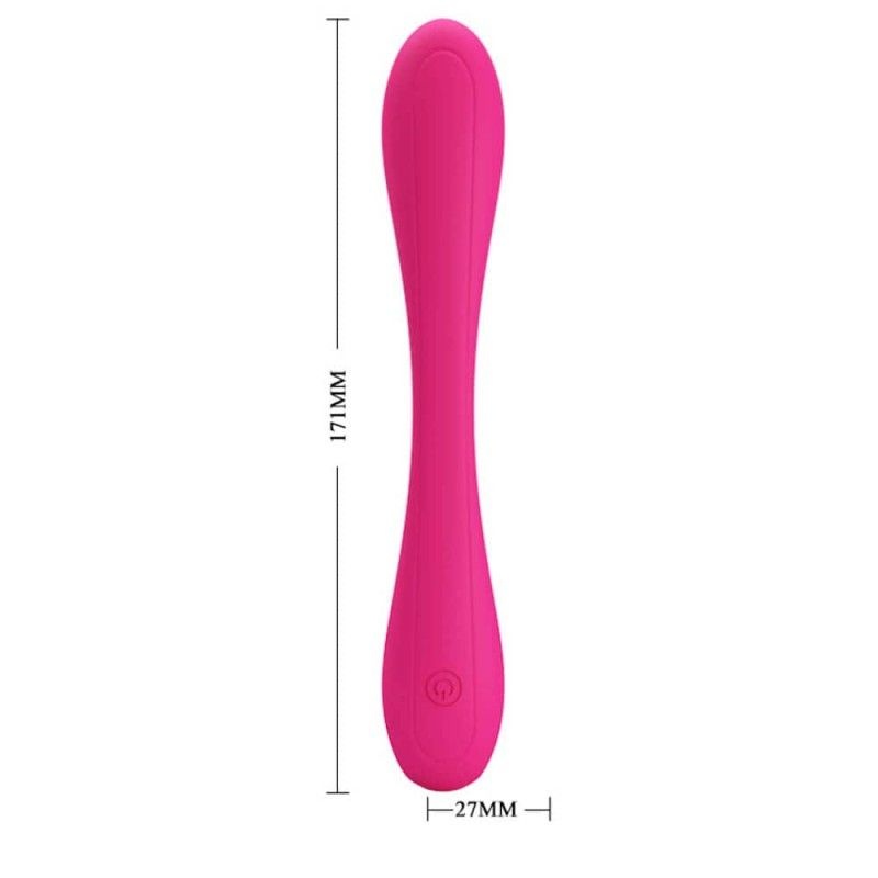 Vibrator 12 functii de vibratie Pretty Love Yedda Pink (17.1cm) - 3 | YEO