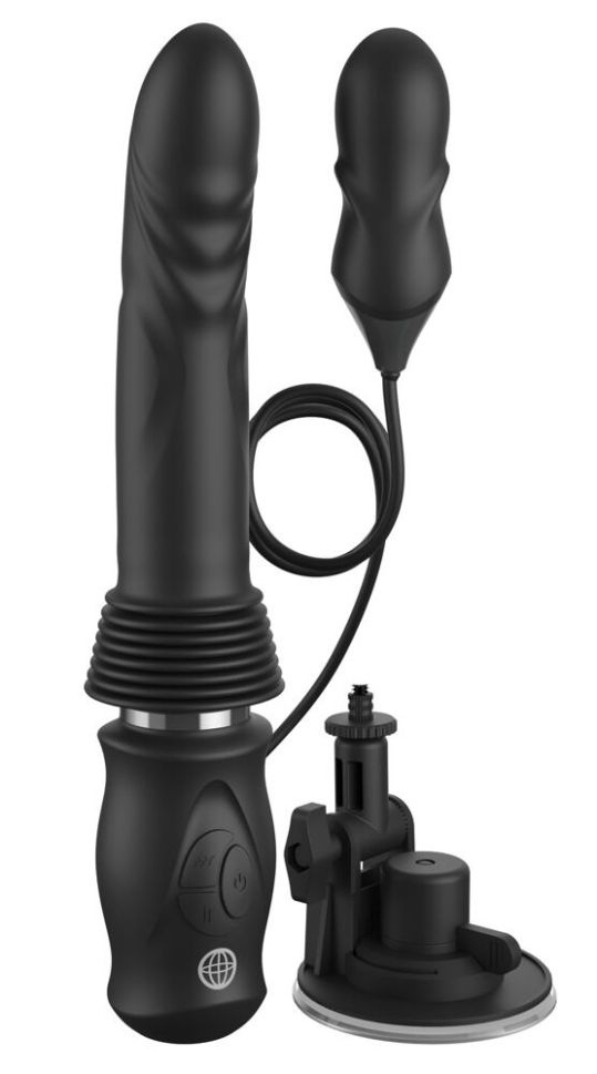 Vibrator 3 viteze de impingere + 10 moduri de vibratie Ultimate Silicone Thruster