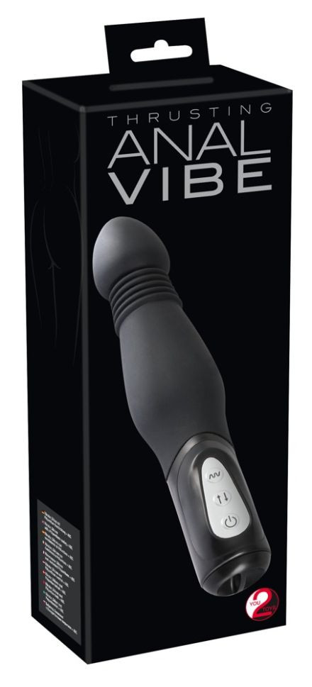 Vibrator anal cu functie de impingere Anal Vibrator (23.5 cm)