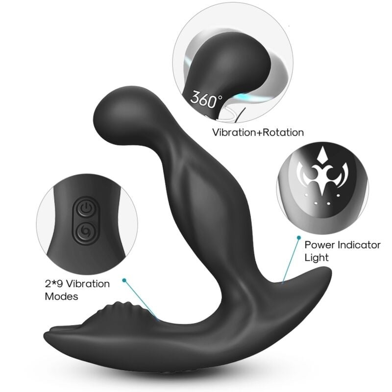 Vibrator anal stimulator prostata cu telecomanda ARMONY - BAT KING - 2 | YEO