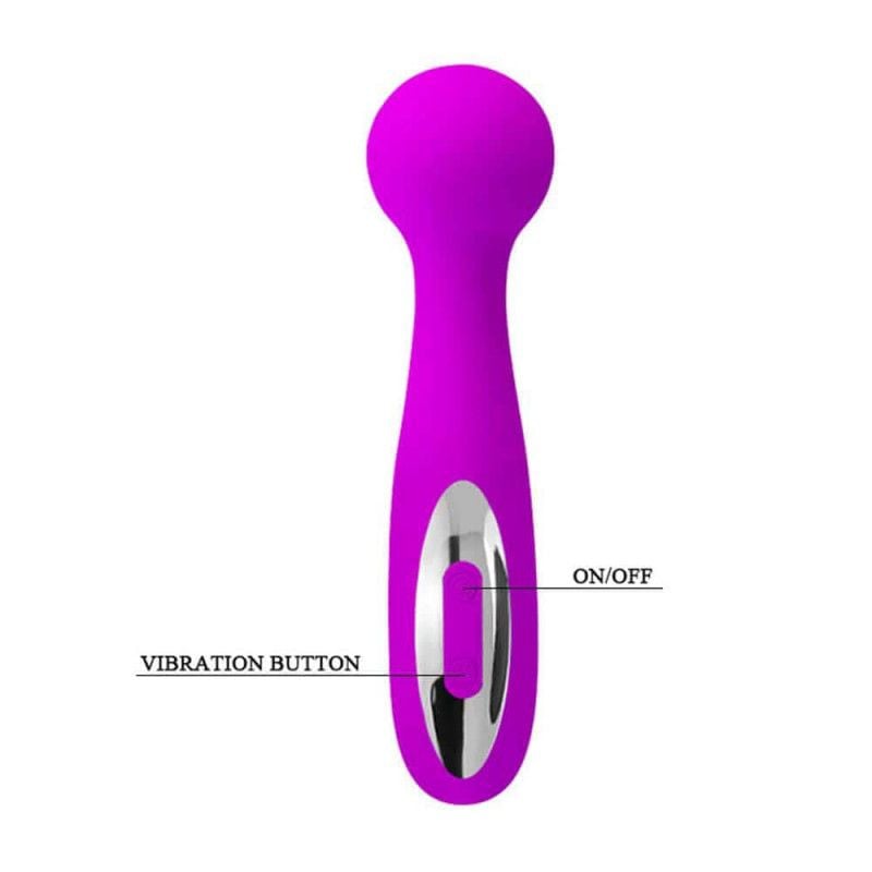 Vibrator bagheta din silicon cu 12 functii de vibratie Pretty Love Wade (16cm) - 1 | YEO