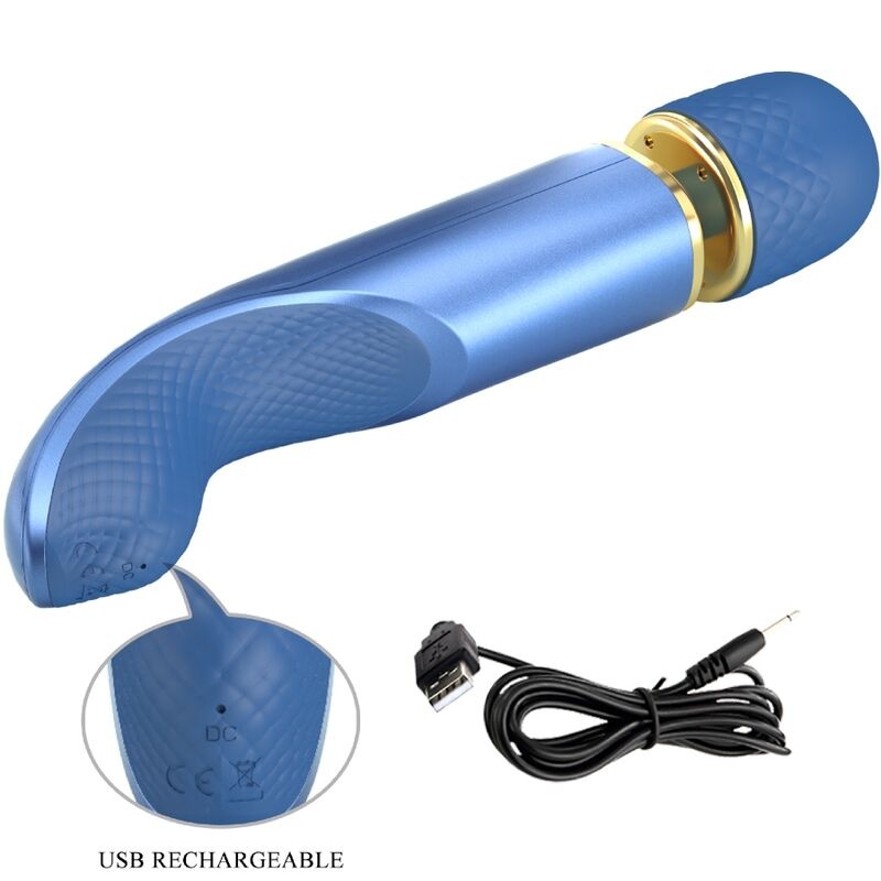 Vibrator Bagheta Pretty Love Colorful Massager Blue - 1 | YEO