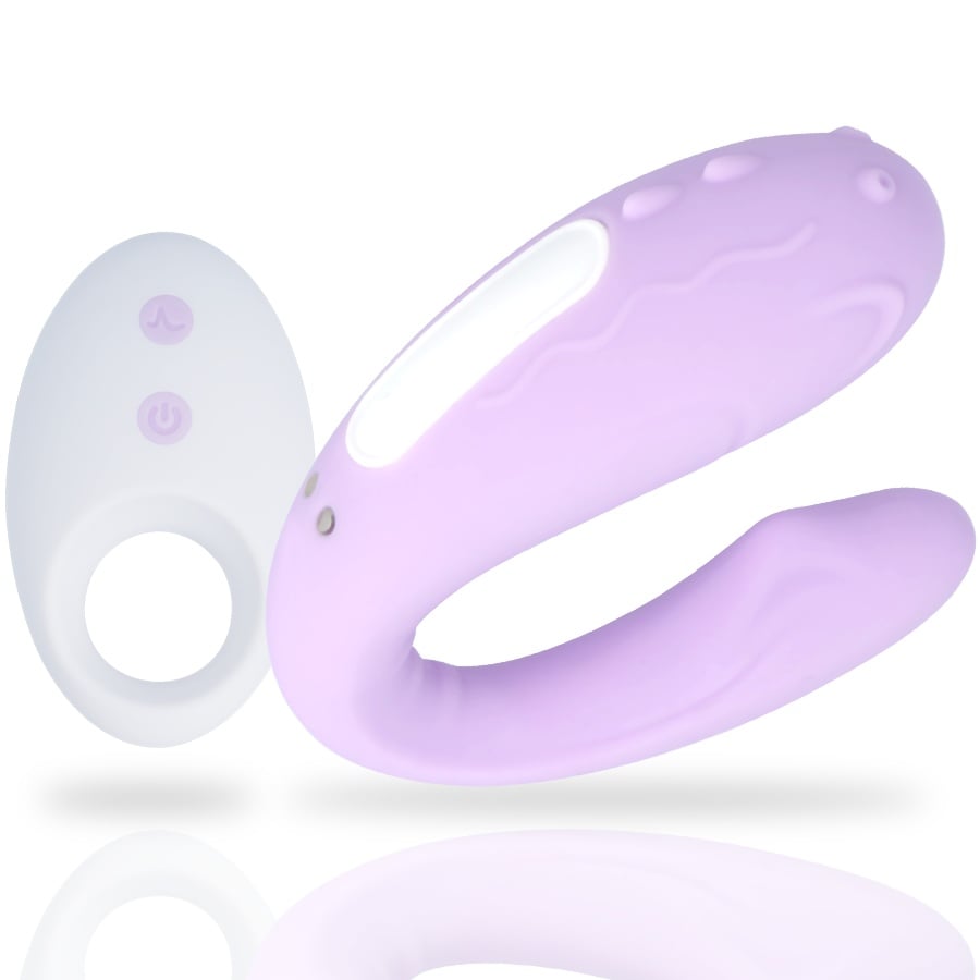 Vibrator cu telecomanda pentru cupluri MIA - RIN - 4 | YEO