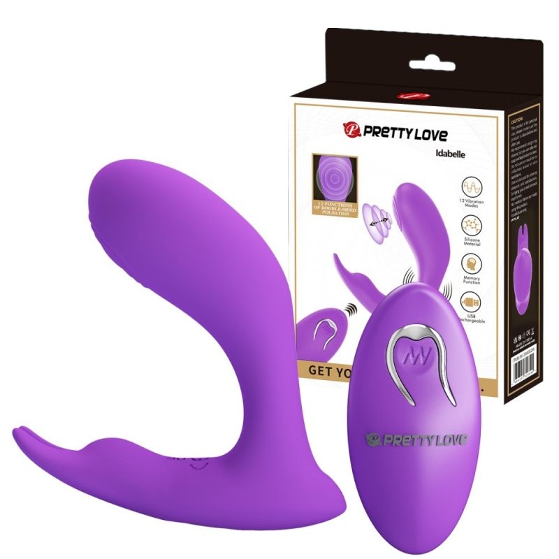 Vibrator cu telecomanda Pretty Love Idabelle Purple