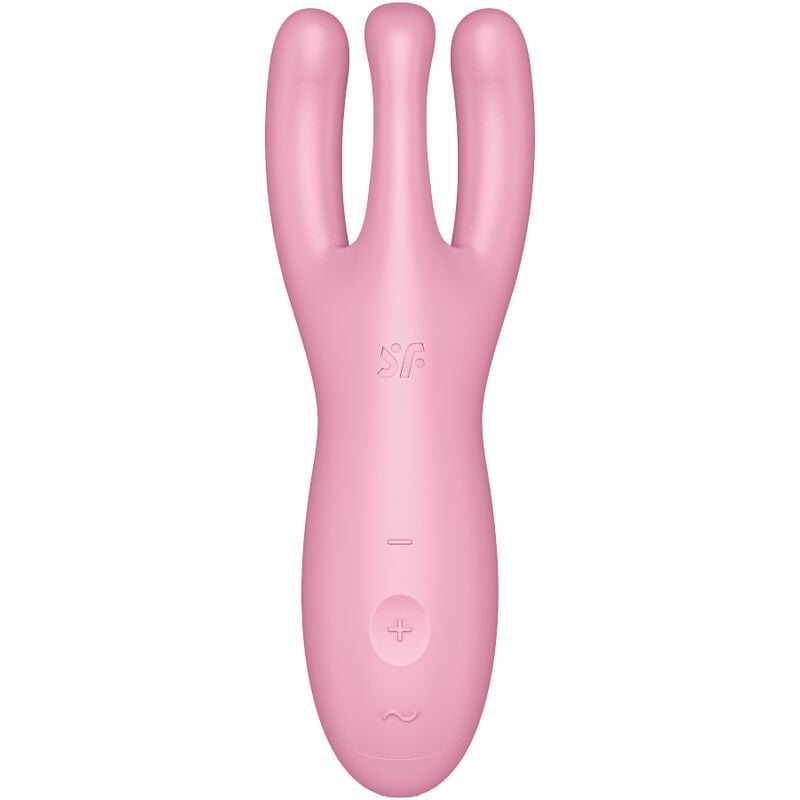 Vibrator cu trei brațe pentru stimulare intensă Satisfyer Threesome 4 Pink - 2 | YEO