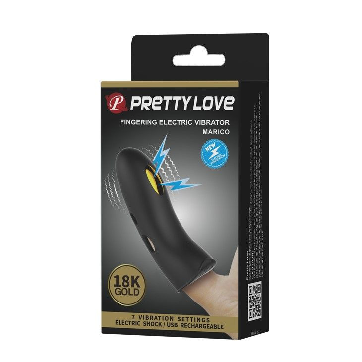 Vibrator din silicon pentru deget SHOCKING FINGER VIBE PRETTY LOVE - MARICO